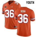 Youth Florida Gators #36 Zack Sessa NCAA Nike Orange Authentic Stitched College Football Jersey MSK3862IE